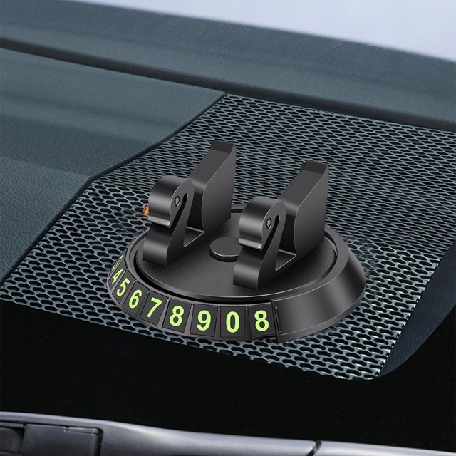 Tarjeta de Estacionamiento Temporal Baoblaze Soporte para Teléfono Inteligente Estilo D