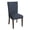 Brown, variant on Benjara Fabric Upholstered Wooden Parson Dining Chair with Splayed Back, Light Gray and Brown-Color:Multicolor