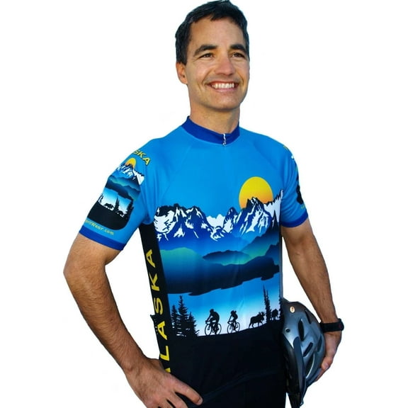 Free Spirit Bike Jerseys Alaska Scenic Cycling Jersey