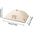 thumbnail image 4 of 2026 New Foldable Food Insulation Cover, Collapsible Dustproof Thermal Cover for Leftovers, Hot Dish Protector for Outdoor Picnics, BBQ, Camping, and Family Gatherings, 4 of 4