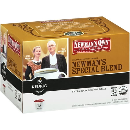 Newman's Own Organics Gourmet Single Cup Coffee Newman's Special Blend 12 K-Cups 222082