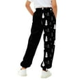 thumbnail image 4 of XQYLOS Unisex Christmas Jogger Pants Baggy Elastic Waist 3-14Yrs Holiday Pattern Sweatpants Kids Family Matching Jumpsuit Cozy Winter Loun𝗀e Wear, 4 of 6