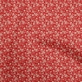 thumbnail image 1 of oneOone Coton Flex Tissu Rouge Jacobée Robe Florale Tissu Tissu Imprimé par la Cour 40 Pouces de Large, 1 of 4