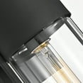 thumbnail image 5 of CHLOE Tyler Transitional 1 Light Textured Black Outdoor Wall Sconce 14" Height, 5 of 7