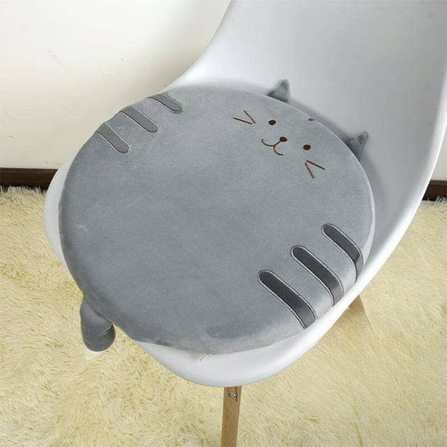Cojín Redondo de Espuma Memory Foam para Aliviar La Presión, Transpirable, Lavable y Transpirable para Silla de Oficina y Sofá.