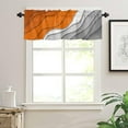 thumbnail image 2 of Ombre Valances for Windows Kitchen Valance Curtains with Wide Rod Pocket Modern Abstract Geometric Valance Curtains Bathroom Curtain Valance Orange Window Valances for Kitchen Bathroom 54"x18", 2 of 5