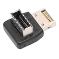 thumbnail image 3 of USB Front Panel Adapter, USB3.1 TYPE E Adapter 90 Degree Steering Elbow, Multi Layer Circuit Board, No Need for Additional Drivers with USB3.1 TYPE E Adapter, 3 of 7