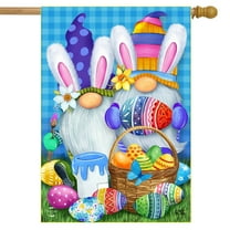 Briarwood Lane Easter Gnomes Holiday House Flag