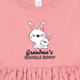 thumbnail image 4 of Inktastic Grandma's Snuggle Bunny Easter Girls Baby Dress, 4 of 5