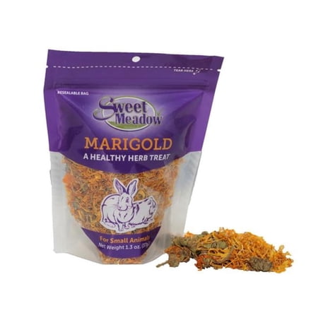 Sweet Meadow 768803777733 1.3 oz Farm Marigold Healthy Herb Small Animal Treat