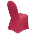 thumbnail image 6 of YCC Linens - 6 Pack Stretch Spandex Banquet Chair Covers - Fuchsia, 6 of 7