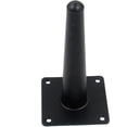 thumbnail image 3 of Patas cónicas redondas para muebles de 150 mm / 6 pulgadas, patas de metal para gabinete, armario, mesa, silla, mesa, con tornillos de montaje, color negro, 3 of 5