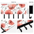 thumbnail image 2 of Flowers Key Holder for Wall Mail Holder Organizer with 5 Key Hooks Wall Mount Key Rack with Shelf, 2 of 6