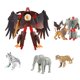 thumbnail image 1 of 4/Set de Se Encantadoras Realistas , águila, , Tigres Juguete de Simulación de CUTICAT Transformación de Transformador, 1 of 8