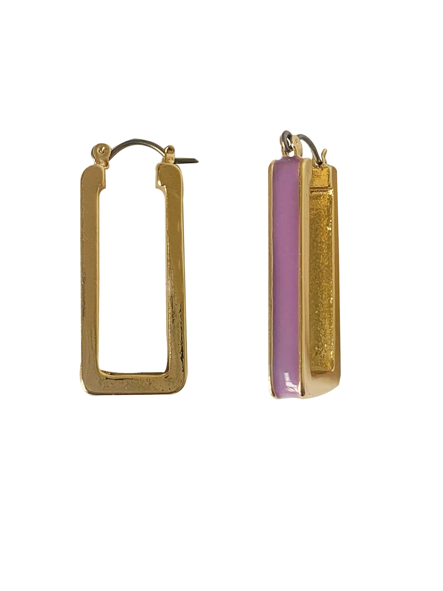 ENAMEL SQUARE HOOP