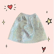 Lol Surprise doll OMG Bartz Fashion Reflective Sparkle Silver Skirt for Cutie Reveal Doll