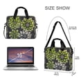 thumbnail image 3 of FORMRS 16" Laptop Bag Carrying Sleeve Case with Handle Travel Shoulder Briefcase, Gray Floral, 3 of 8
