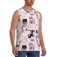 thumbnail image 2 of Daiia Cat Printed Men's Tank Tops,Casual Soft Sleeveless Gym Muscle Shirts Bodybuilding Tee-X-Large, 2 of 8