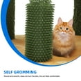 thumbnail image 5 of Dextrus 72.8" Tall Cat Tree Tower for Indoor Cats, Large Cat Climbing Condo with Self-Grooming Brush, Perch, Basket, Sisal Scratching Posts, and Toy Balls,Green, 5 of 6