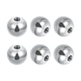 thumbnail image 1 of Uxcell Écrous Boule Bouton, Acier Inoxydable Rond Solide Trou Aveugle Capuchon de Vis Décoratif Poignée de Machinerie Matériel M4x12mm 6, 1 of 7