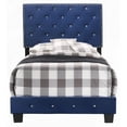 thumbnail image 7 of Navy Blue Twin Bed with Robust Frame for Stability, 7 of 7