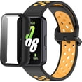 thumbnail image 1 of wonima11 Silicone Bands Compatible with Samsung Galaxy Fit 3 SM-R390, with PC Case Waterproof Sport Watch Band Soft Breathable Strips for Men Women, 1 of 1