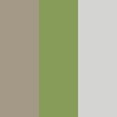 thumbnail image 2 of Kaemingk 55" x 15.75" Naturelle et Terreuse Brown, White and Green Striped Table Runner, 2 of 3