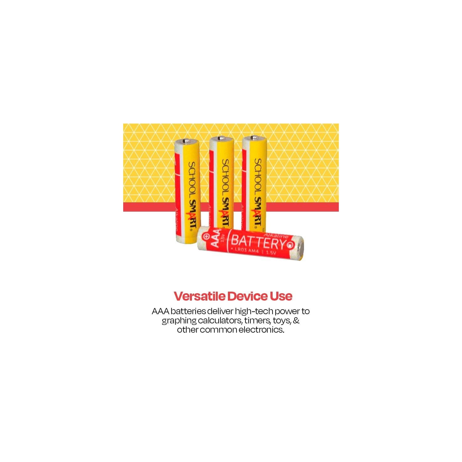 Alkaline Batteries, AAA, Pack of 48