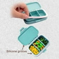 thumbnail image 5 of Piwvid Pill Case 3 Removable Compartments Pill Box, Day Pill Organizer/3 Times a Day Travel Pill Organizer for Pocket or Purse Storage Vitamin, Fish Oil or Medicine, 5 of 9