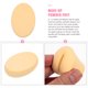 thumbnail image 5 of 6 esponjas de maquillaje ovaladas para rostro, de doble uso, para base de maquillaje., 5 of 8
