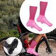 thumbnail image 6 of 2 Pieces Cycling Shoe Cover Overshoes Rainproof Breathable PU Polyester Fits Most Adults Women Men, 6 of 9