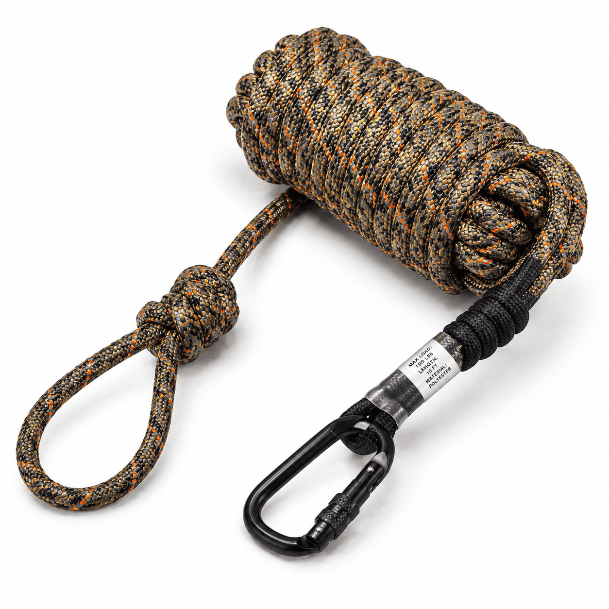 Treestand Safety Rope Linemans For With Prusik Loop