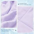 thumbnail image 4 of Cooling Comforter Twin Size, Double-Sided Cooling Tech Fabric Blanket for Hot Sleepers and Night Sweats, All-Season Breathable Lightweight Comforter, Light Purple, 4 of 8