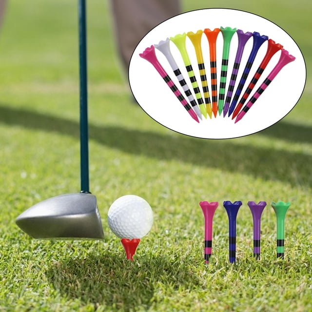 Accesorios de Entrenamiento en Tee de Golf 10 Piezas perfecl Soporte para Pelota de golf 70mm