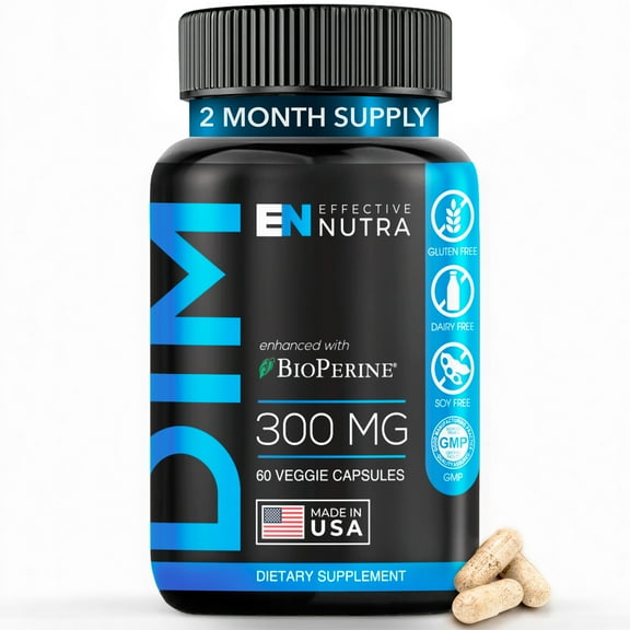 Effective Nutra Dim Supplement 300mg with Bioperine 60ct