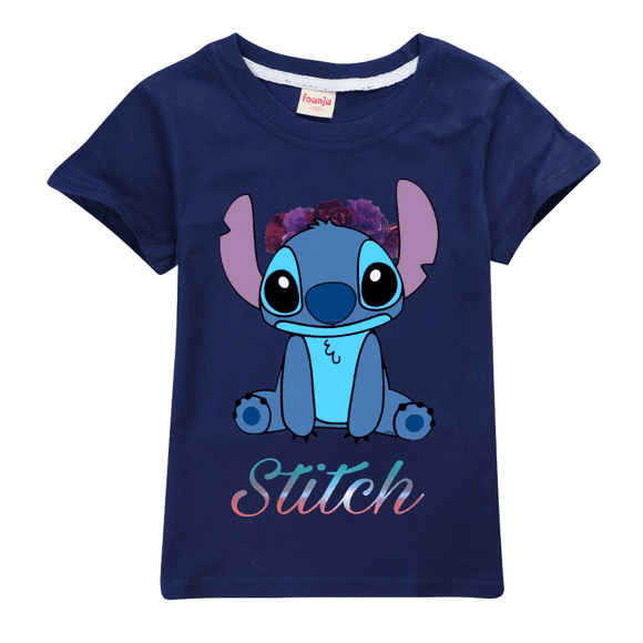 T-Shirt, Girls Short Sleeve Summer Top For Girls 3-10 Years, Boys And Girls Short Sleeve T-Shirt siniker