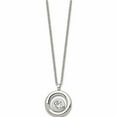 thumbnail image 3 of Stainless Steel Polished With Cz Circle 21.5In Necklace Made In China -Jewelry By Sweet Pea, 3 of 8