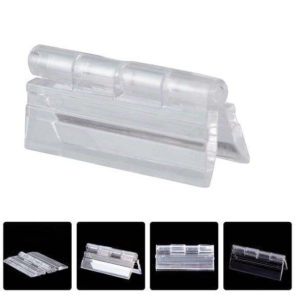 Soimiss 12Pcs Flat Plastic Hinges Jewelry Box Hinges For Homeowners Furniture