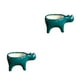 thumbnail image 4 of Wosthever Cerámica y artesanía exquisita: soporte de cerámica en forma de pata para estabilidad y durabilidad, bajo mantenimiento, Verde 2Conjunto, 4 of 6