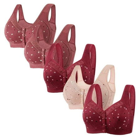 Limited Time Savings Women s Comfortable Lace Bra Underwear  Breathable  No Rims  Soft Material  For Daily Wear  Seamless Design  Supportive  Undergarments  Bralette  Curvy Skirt|Nylon Spandex Wine