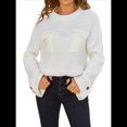 thumbnail image 2 of Blusas de Punto para Mujer 2025, Suéter de Cuello Redondo de Larga Extragrande, Blusas Informales de Negocios, Suéter Básico. XL, 2 of 10
