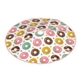thumbnail image 2 of Balery Colorful Donuts Printed Christmas Tree Skirt , Merry Christmas Party Christmas Tree Decoration,Adjustable Tree Skirt-30", 2 of 8