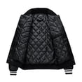thumbnail image 5 of Casual Baseball Collar Jacket (XXL, DarkBlue), 5 of 6