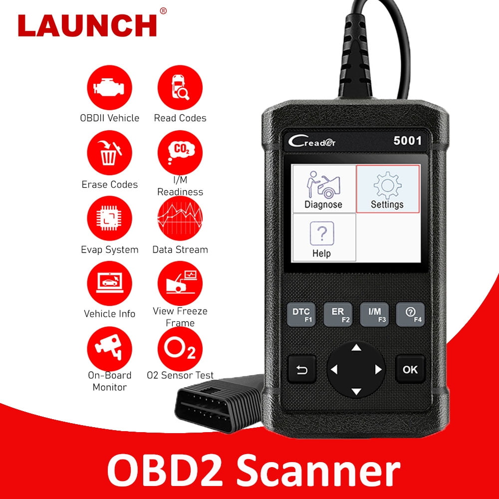 OBDII Auto Scanner Tool Check Engine Light Code Reader US LAUNCH X431 Creader V 