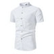 thumbnail image 4 of Camisas de cuello alto de manga corta estilo chino retro de verano para hombres, 4 of 5