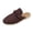 Brown, variant on Women Minimalist Suede Mule Slides Comfortable Footwear For Daily Casual Outdoor Activities