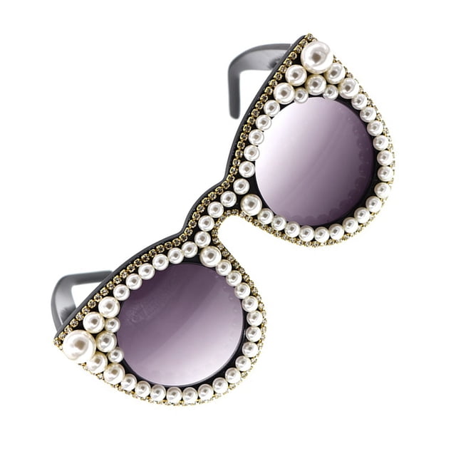 Gafas de sol vintage Minnieouse para Mujer Gafas de sol de marco grande con protección UV Lentes