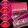 thumbnail image 4 of LNGOOR 10 Pcs Collection de Glaçage pour Lèvres Tons de Baies Éclatant - Rouge à Lèvres Liquide Longue Tenue, Imperméable et Hydratant avec Effet Volumisant pour Tous les Types de Peau - Fini Brillant et Rosé Parfait Cadeau Se, 4 of 6