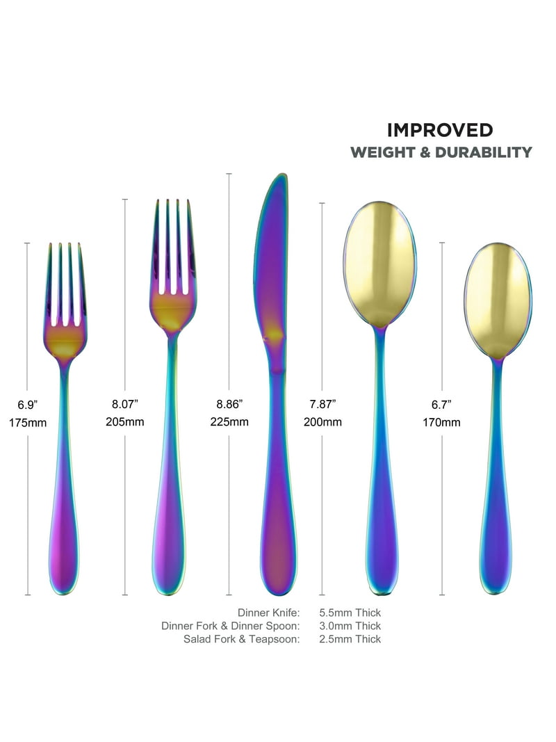 Cambridge Byram Rainbow Mirror Stainless Steel Dinner Fork