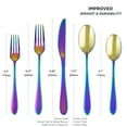 thumbnail image 4 of Cambridge Byram Rainbow Mirror Stainless Steel Teaspoon, 4 of 9
